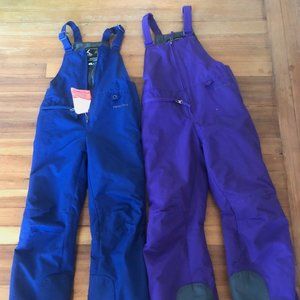 Arctix Kids Insulated Snow Bib Overalls (7 Blue, 10 Purple)